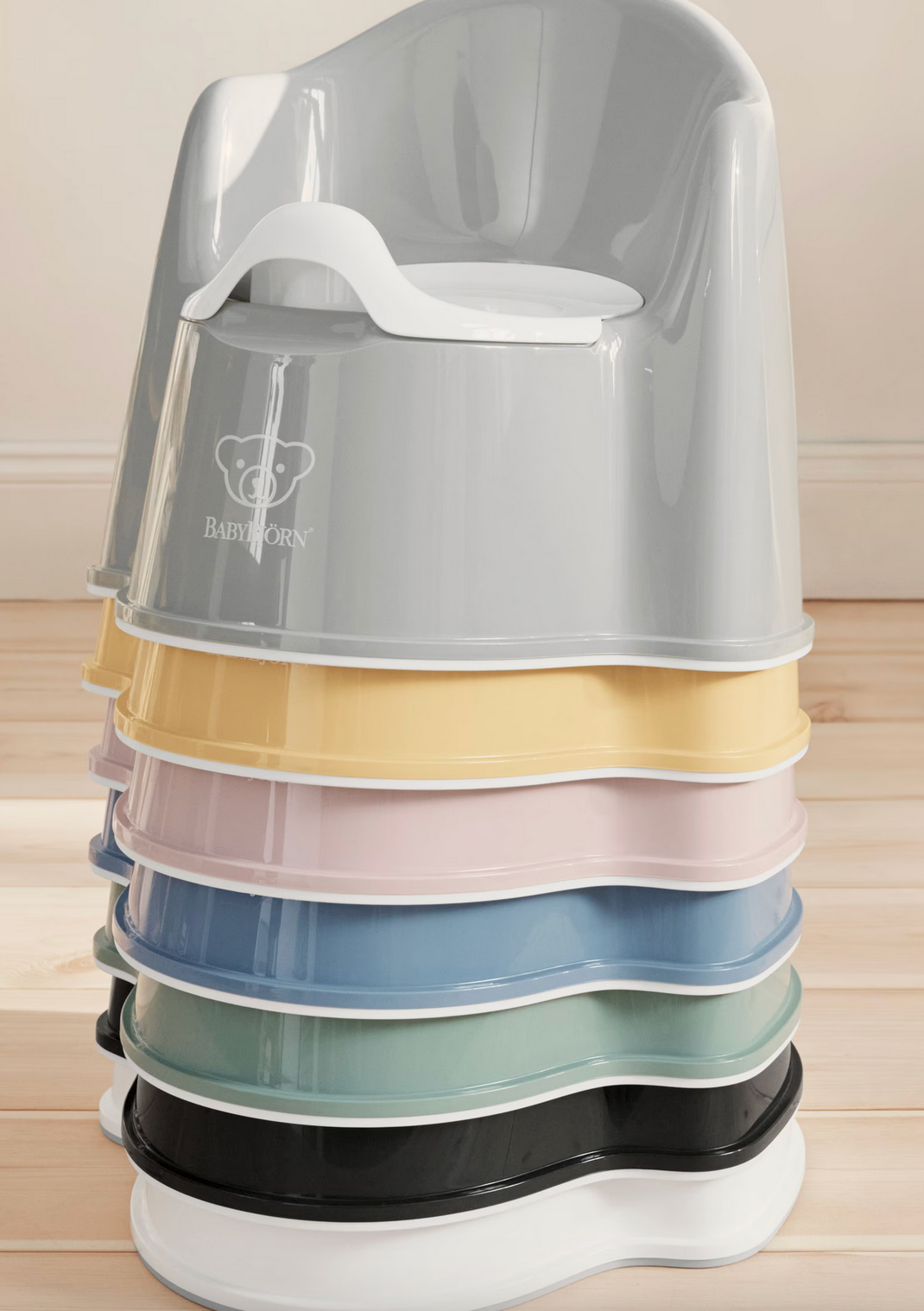 Babybjorn Potty Chair - Gray/White