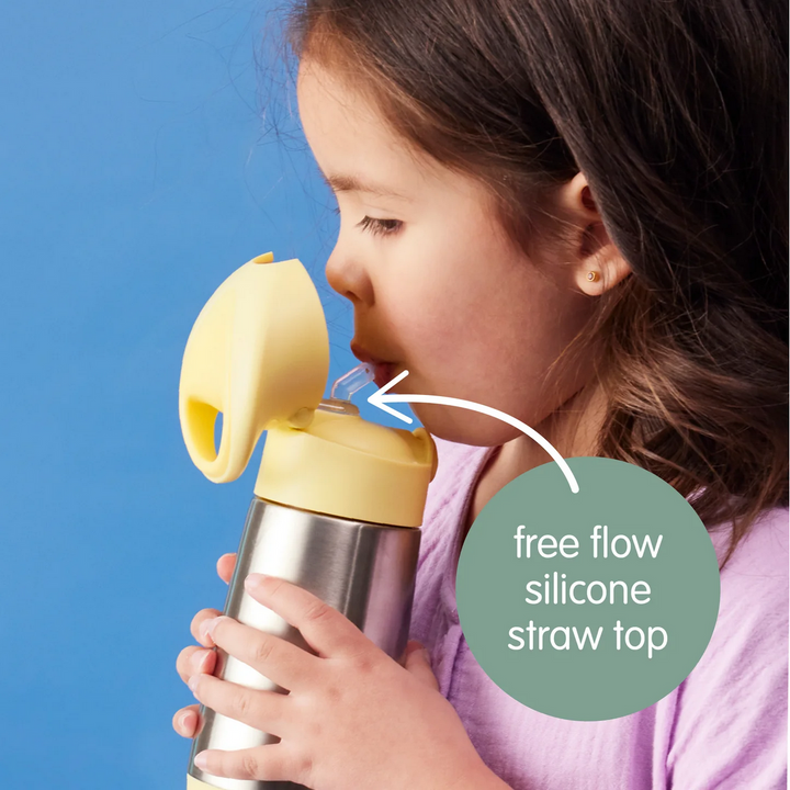 B.Box Insulated Drink Bottle 350ml -  Lemon Twist