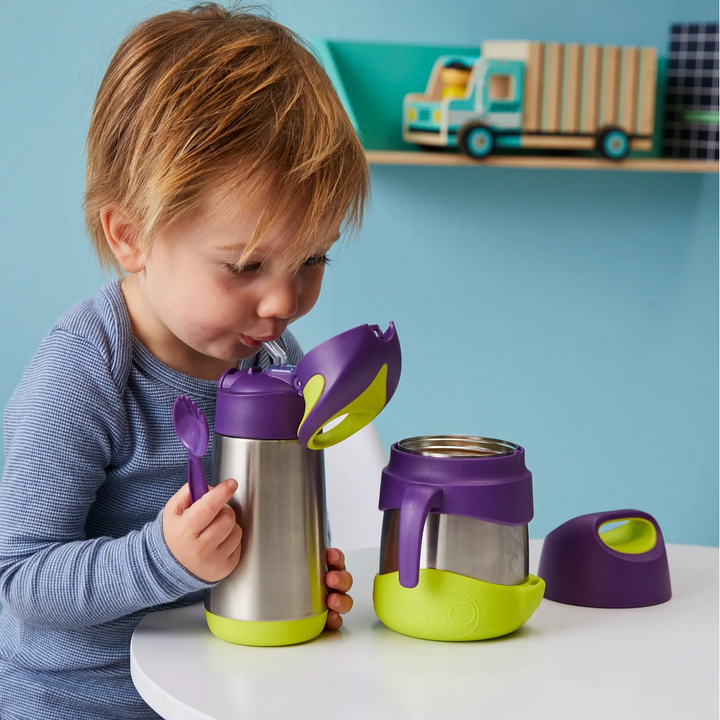 B.Box Insulated Drink Bottle 350ml - Lilac pop