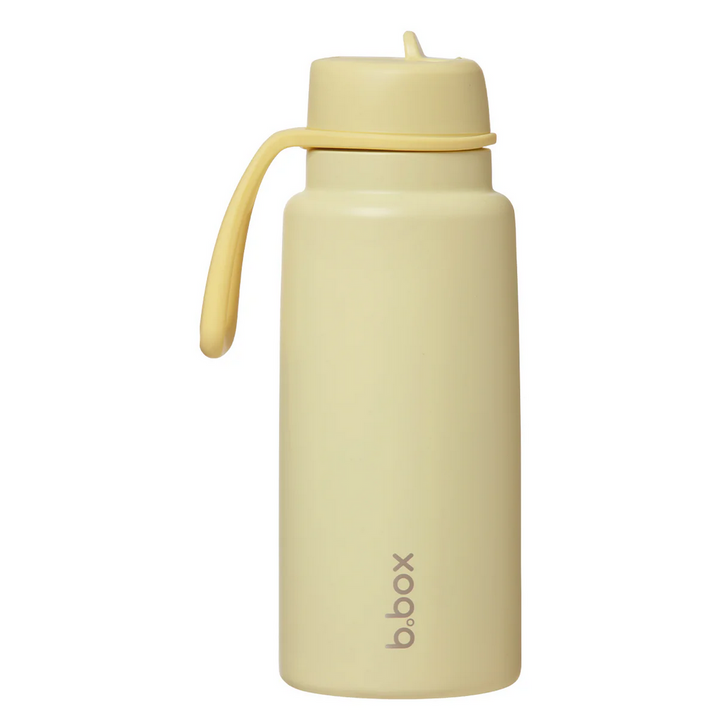 B.box 1L Insulated Flip Top Bottle - lemon twist