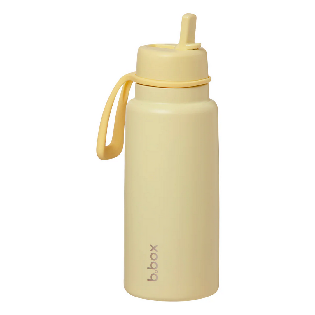 B.box 1L Insulated Flip Top Bottle - lemon twist