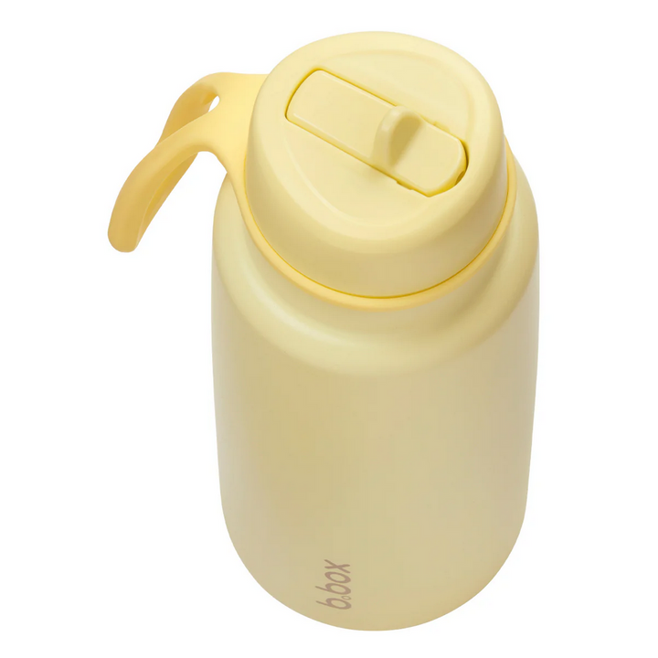B.box 1L Insulated Flip Top Bottle - lemon twist