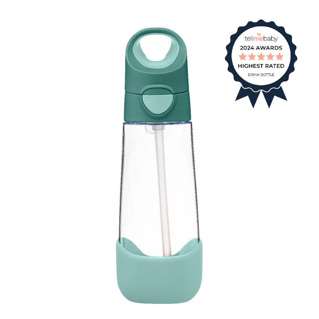 B.Box Tritan Drink Bottle 600ml - emerald forest