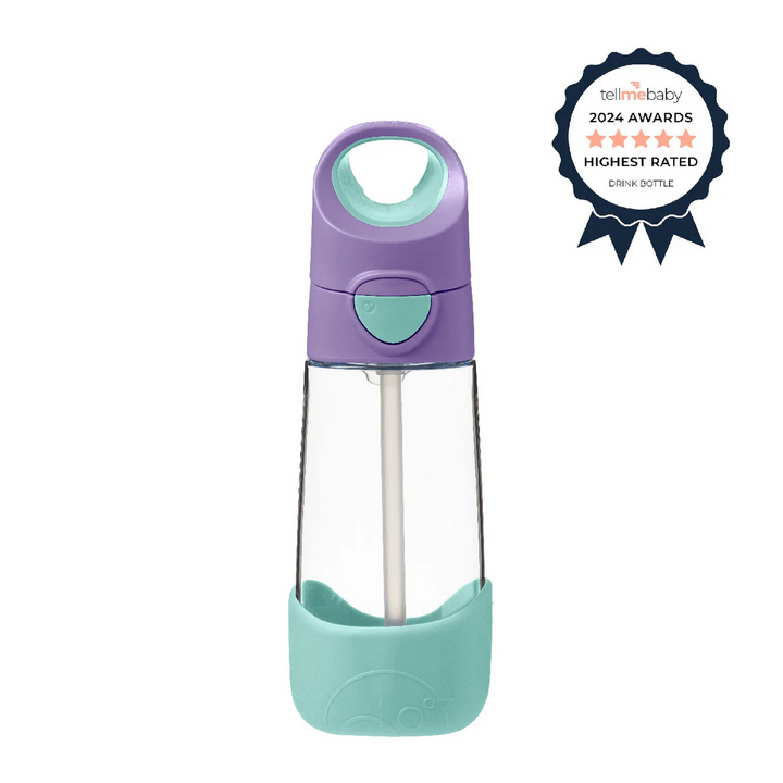 B.Box Tritan Drink Bottle 450ml - lilac pop