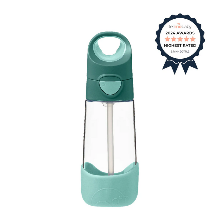 B.Box Tritan Drink Bottle 450ml - emerald forest