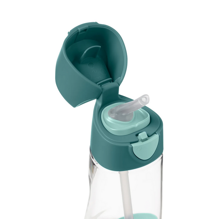 B.Box Tritan Drink Bottle 450ml - emerald forest
