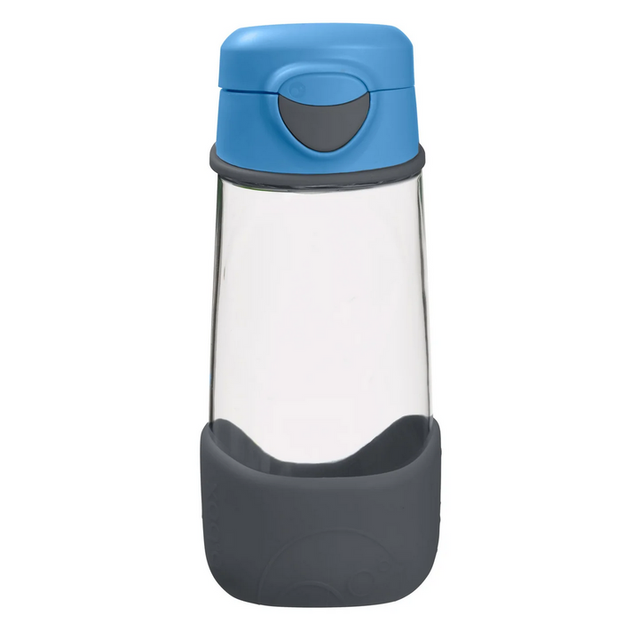 B.box SPORT SPOUT  BOTTLE 450ML - Blue Slate
