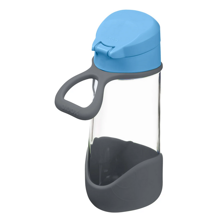 B.box SPORT SPOUT  BOTTLE 450ML - Blue Slate