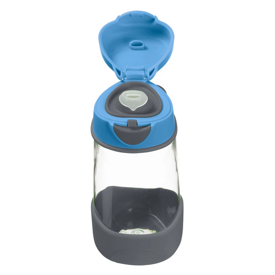 B.box SPORT SPOUT  BOTTLE 450ML - Blue Slate