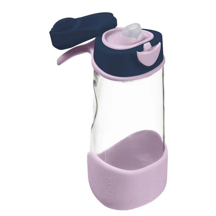 B.box SPORT SPOUT  BOTTLE 450ML -  Indigo Rose
