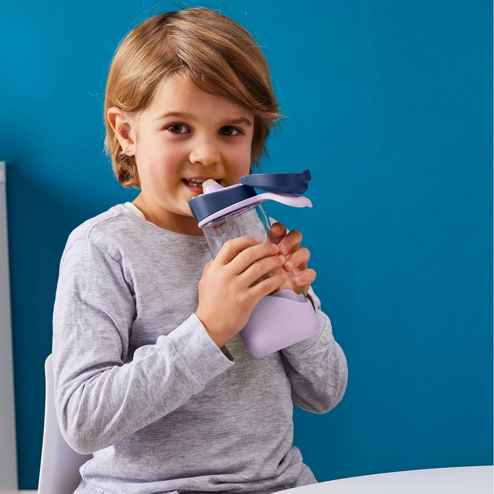 B.box SPORT SPOUT  BOTTLE 450ML -  Indigo Rose