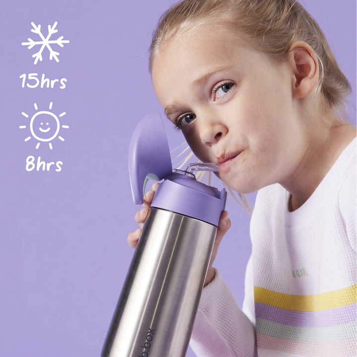 B.Box Insulated Drink Bottle 500ml -  Midnight