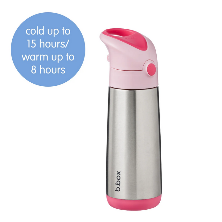 B.Box Insulated Drink Bottle 500ml - Blush Crush