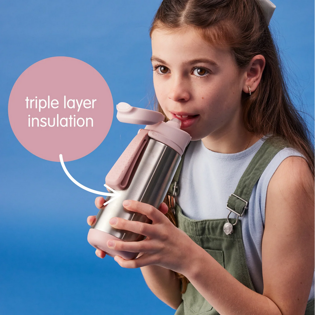 B.Box Insulated sport spout bottle 500ml-lilac pop