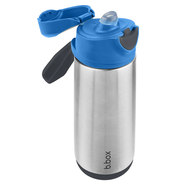 B.Box Insulated sport spout bottle 500ml-blue Slate