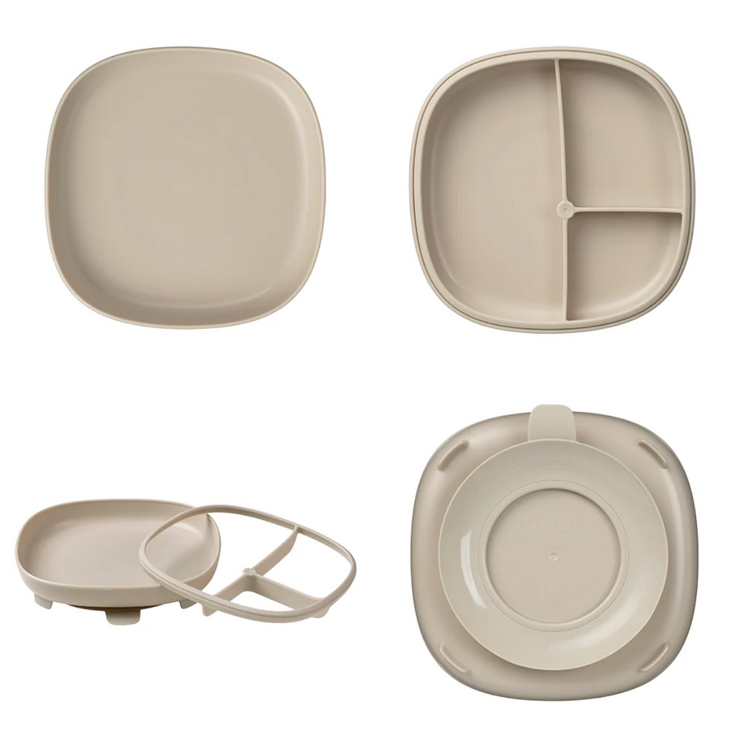 B.Box 2 in 1 Suction Plate - latte