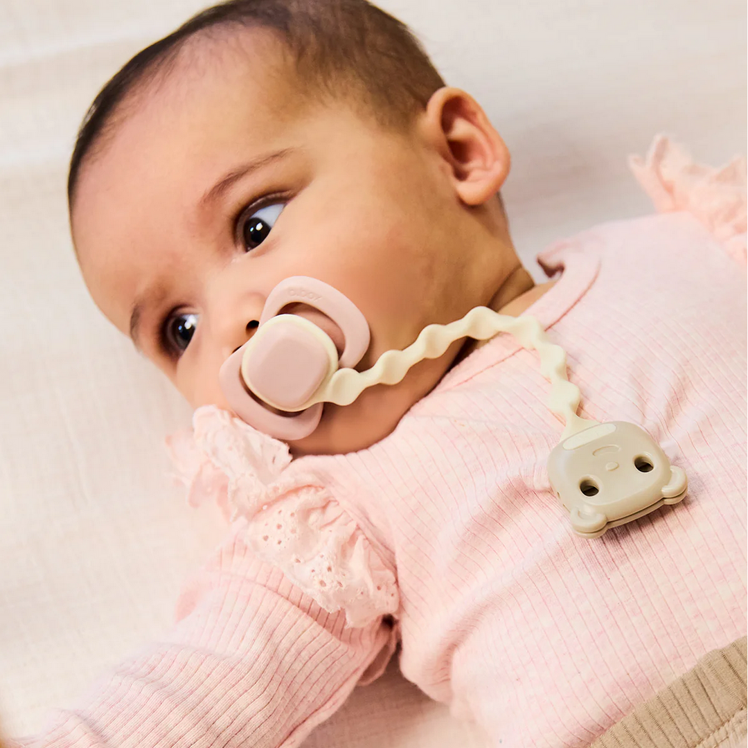 B.BOX Soother Clip - blush + vanilla