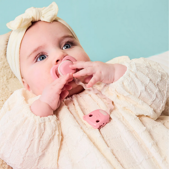 B.BOX Soother Clip - blush + vanilla