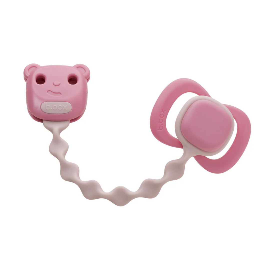B.BOX Soother Clip - blush + vanilla