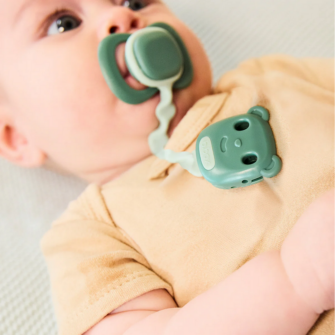 B.BOX Soother Clip - sage + ocean