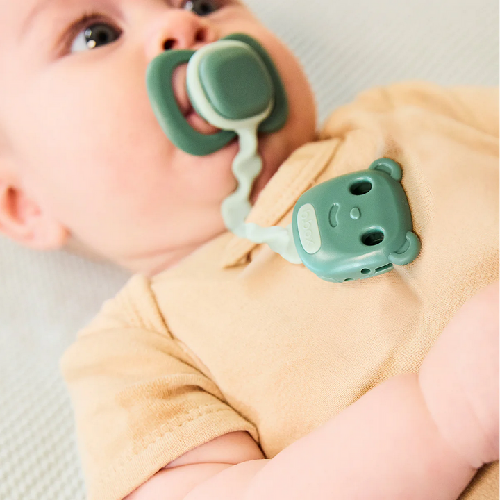 B.BOX Soother Clip - sage + ocean