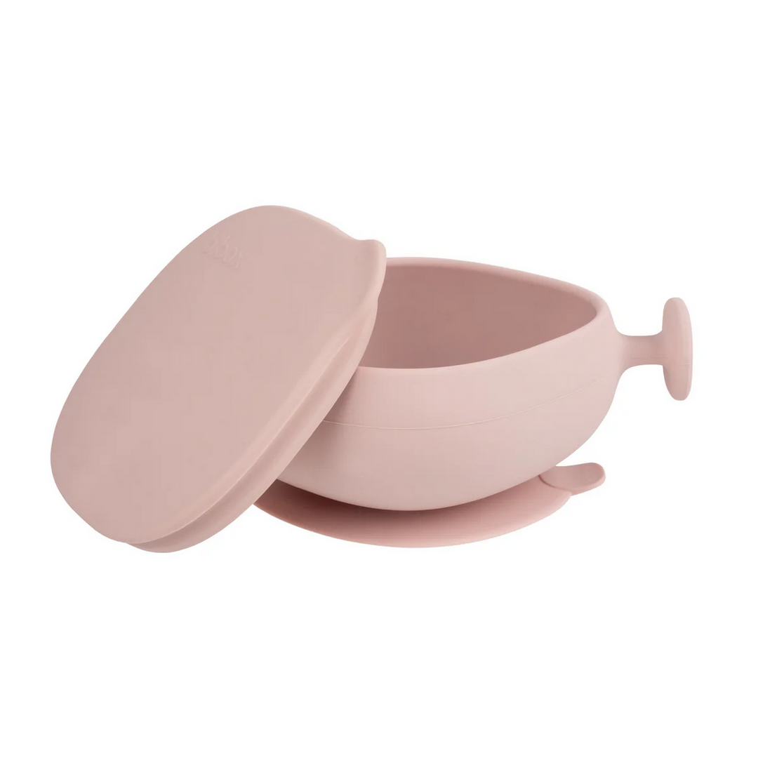B.box  Silicone Bowl + Lid - blush