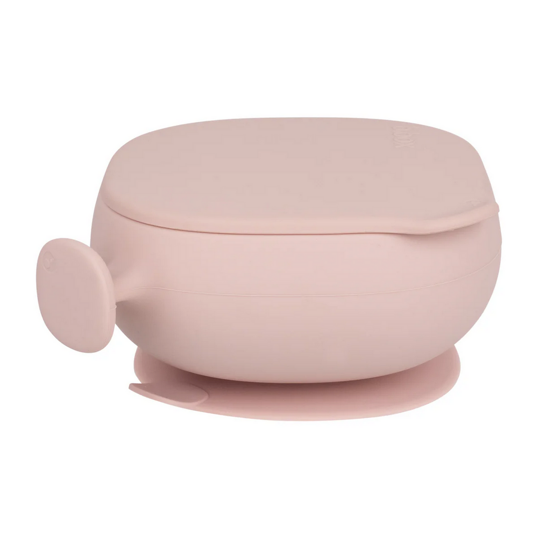 B.box  Silicone Bowl + Lid - blush