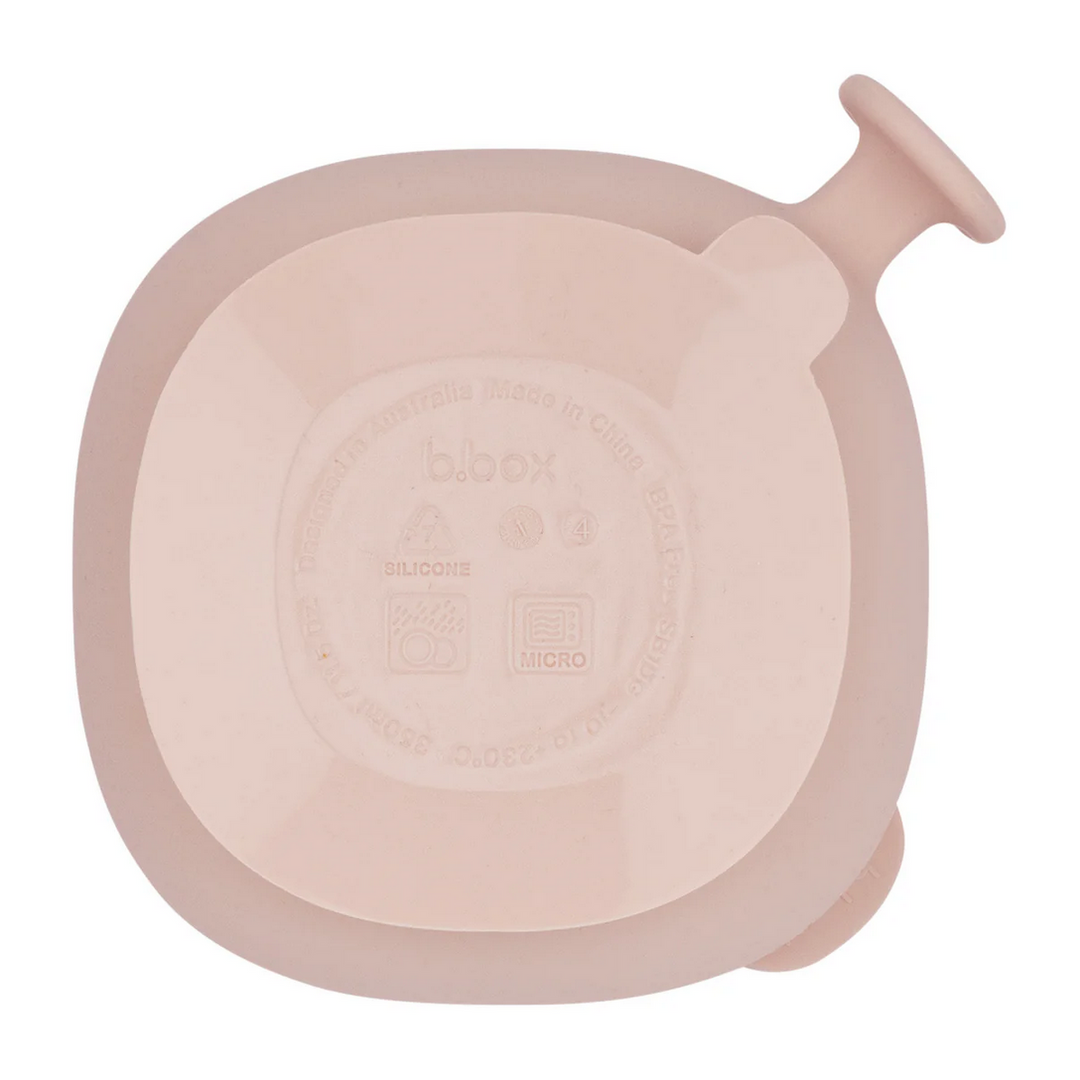 B.box  Silicone Bowl + Lid - blush