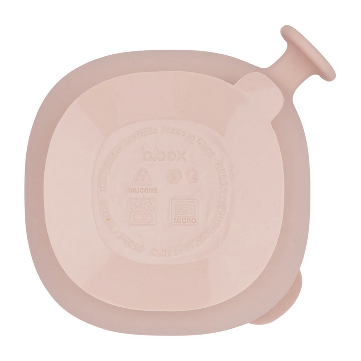 B.box  Silicone Bowl + Lid - blush