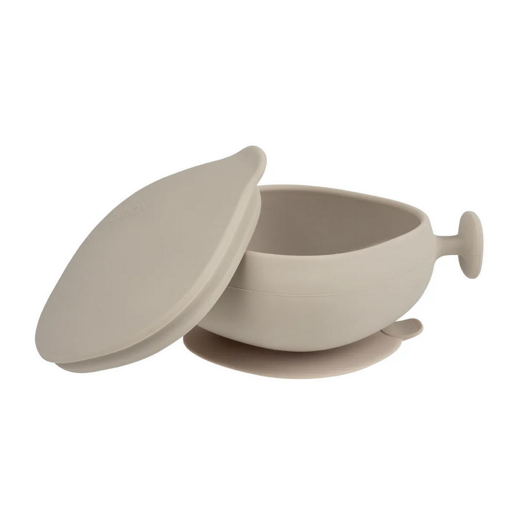 B.box  Silicone Bowl + Lid - latte