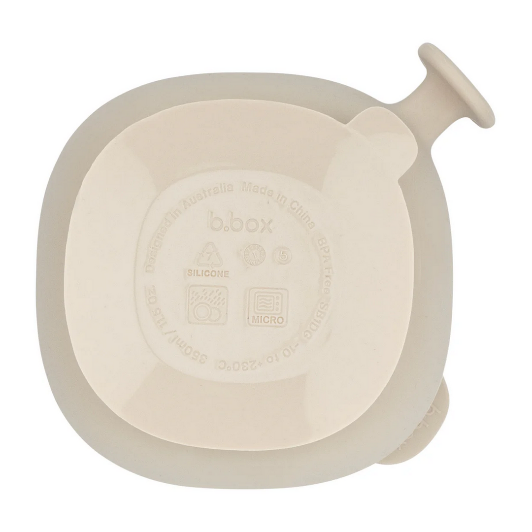 B.box  Silicone Bowl + Lid - latte