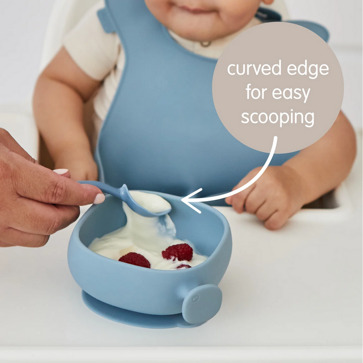 B.box  Silicone Bowl + Lid - sage
