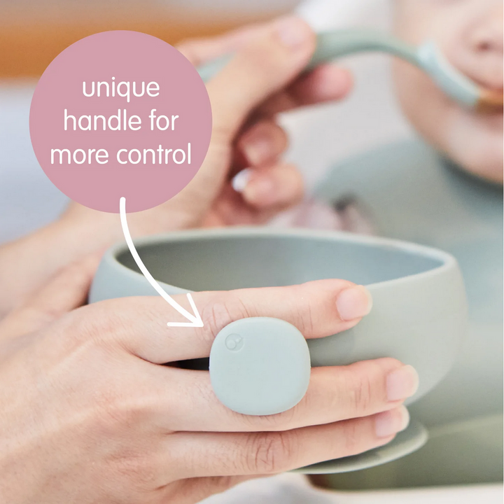 B.box  Silicone Bowl + Lid - sage