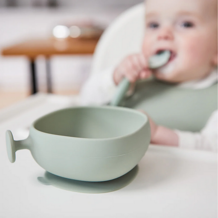 B.box  Silicone Bowl + Lid - sage
