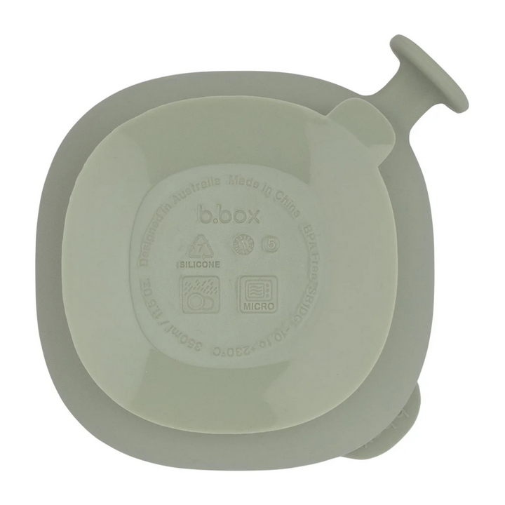 B.box  Silicone Bowl + Lid - sage