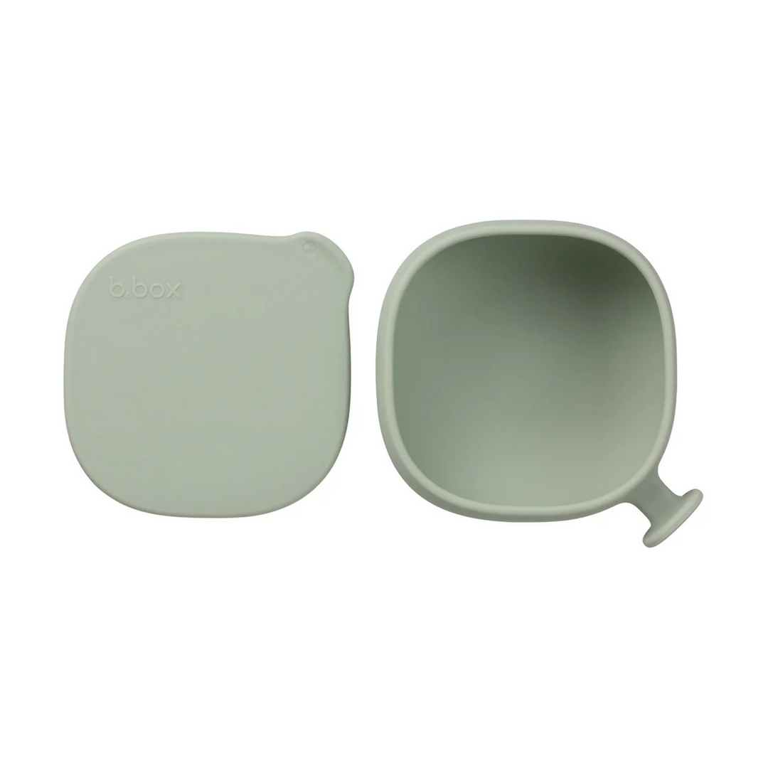 B.box  Silicone Bowl + Lid - sage