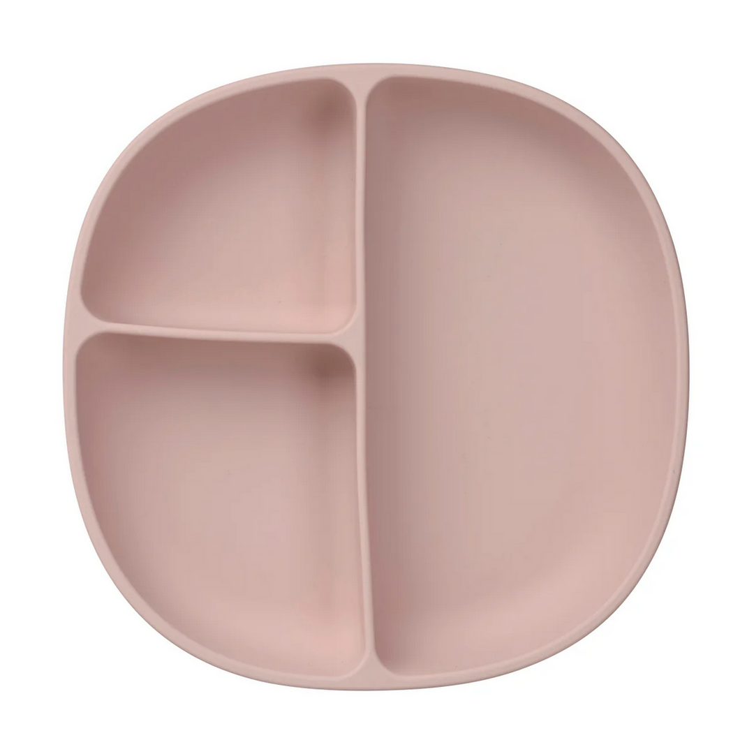 B.box Silicone Plate + Lid - Blush