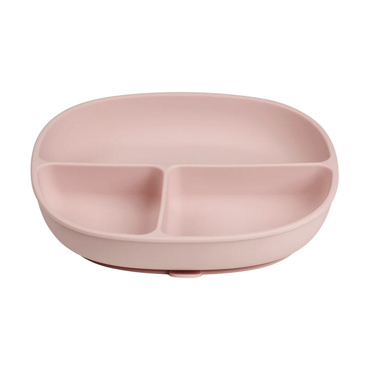 B.box Silicone Plate + Lid - Blush