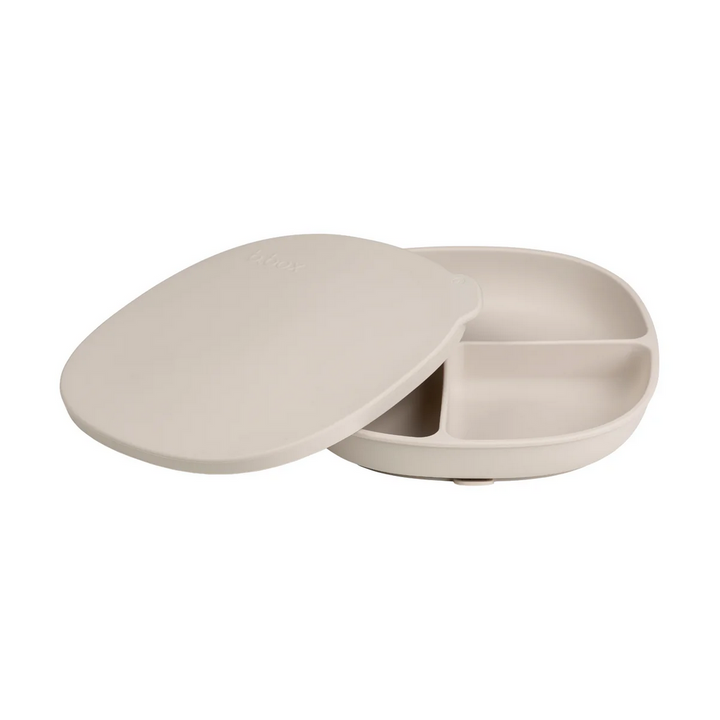 B.box Silicone Plate + Lid - latte