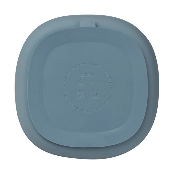 B.box Silicone Plate + Lid - Ocean