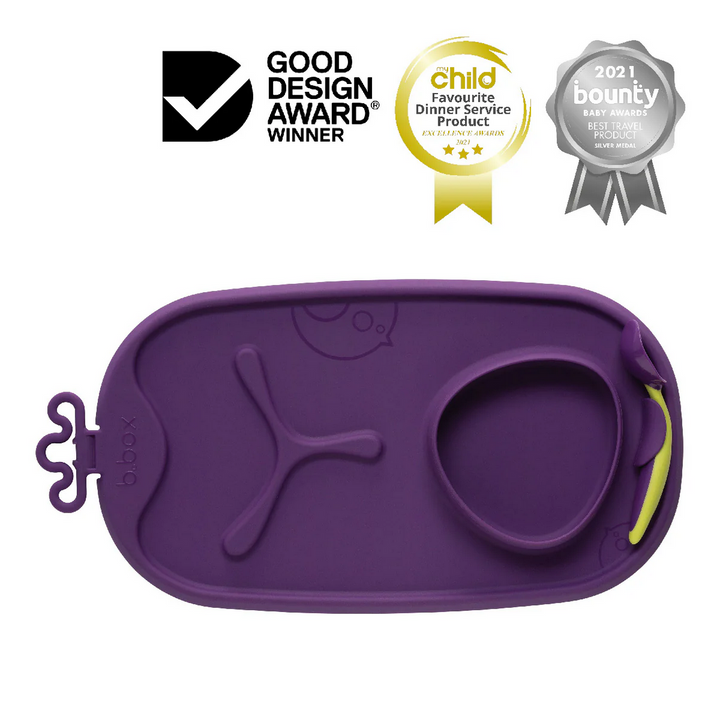 B.Box roll + go mealtime mat -  passion splash