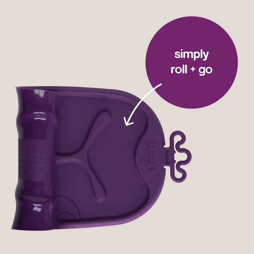 B.Box roll + go mealtime mat -  passion splash