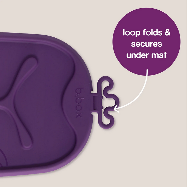 B.Box roll + go mealtime mat -  passion splash