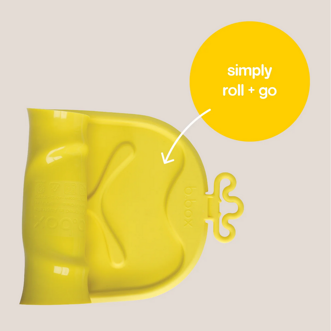 B.Box roll + go mealtime mat - lemon sherbet