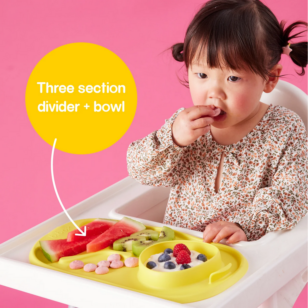 B.Box roll + go mealtime mat - lemon sherbet