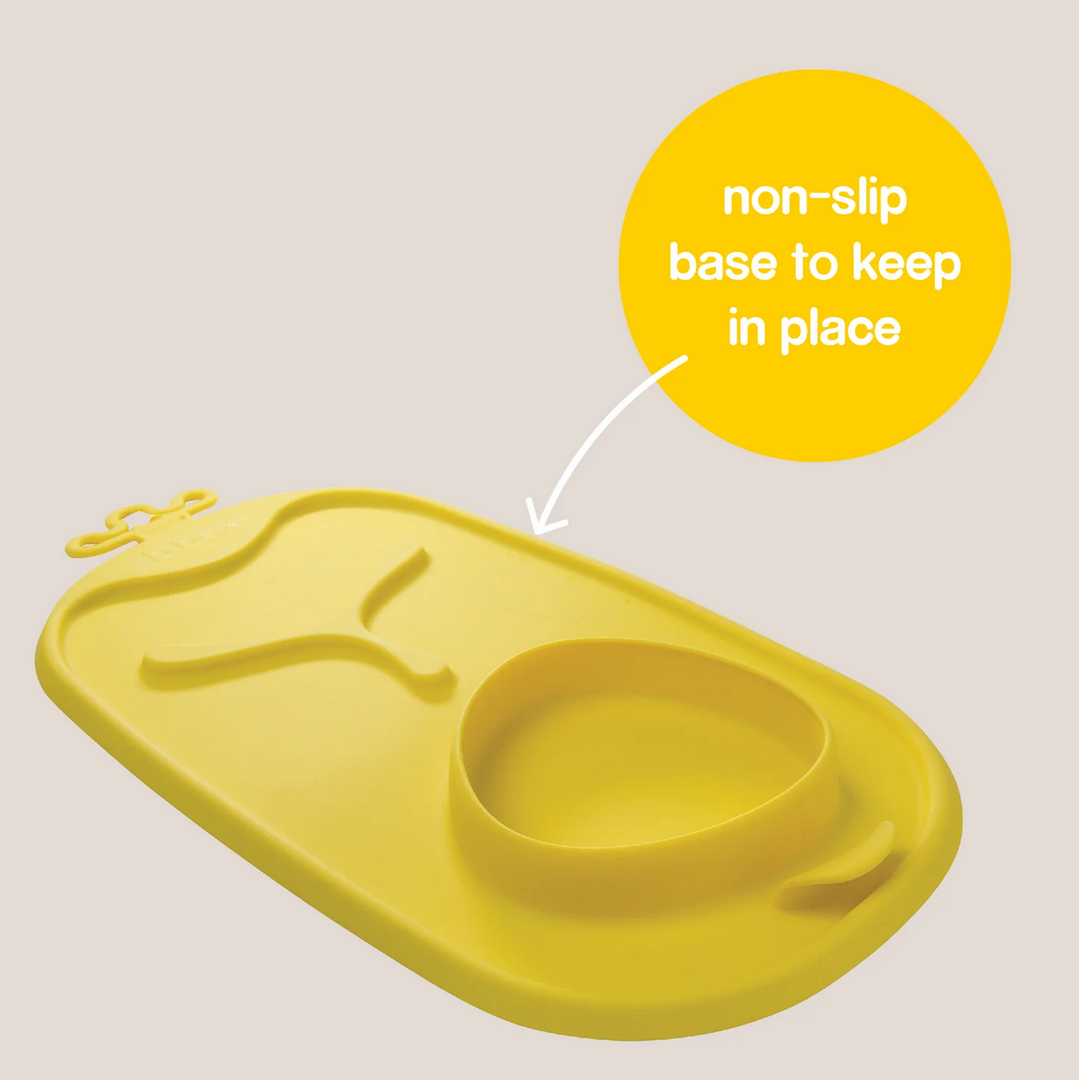 B.Box roll + go mealtime mat - lemon sherbet