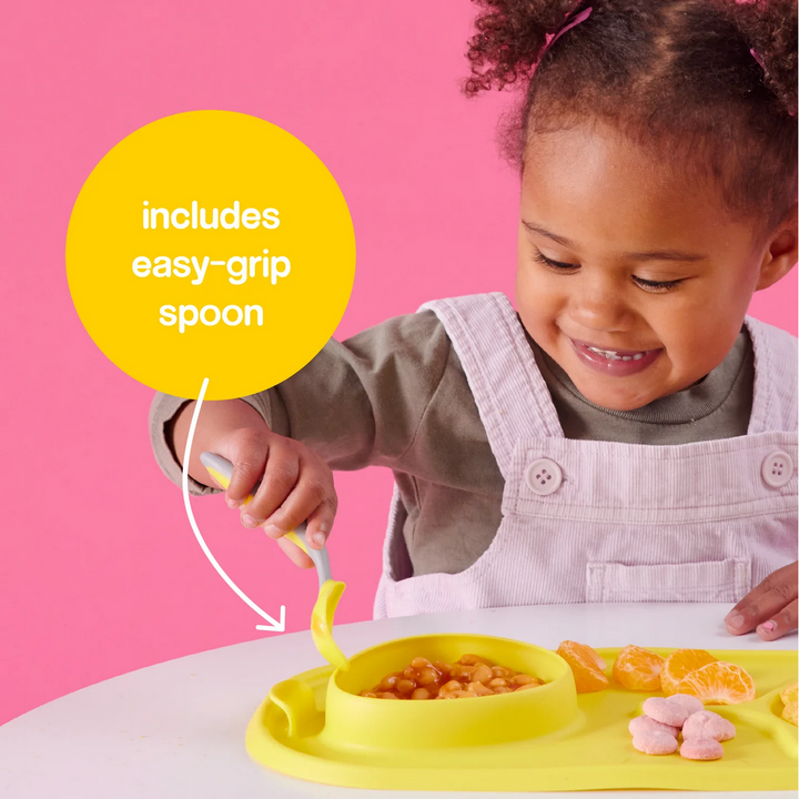 B.Box roll + go mealtime mat - lemon sherbet
