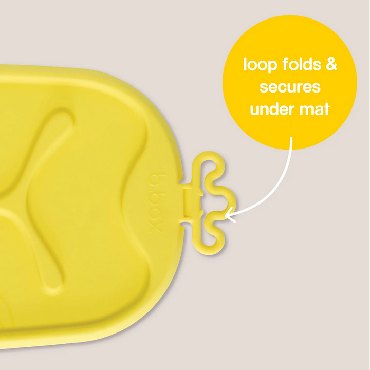 B.Box roll + go mealtime mat - lemon sherbet