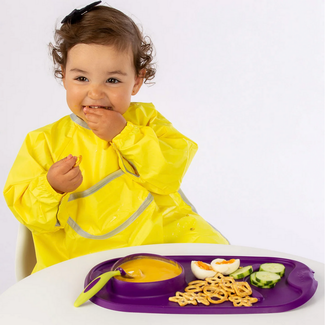 B.Box roll + go mealtime mat - lemon sherbet