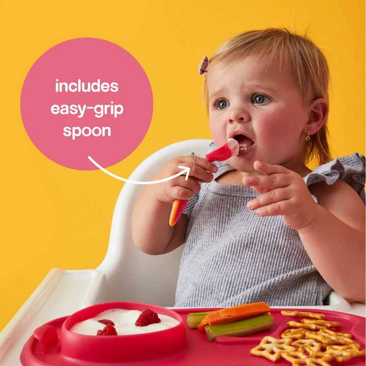 B.Box roll + go mealtime mat - strawberry shake